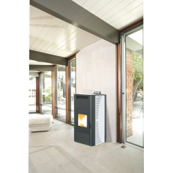 Ferramenta1.com | TERMOSTUFA PELLET 20 KW KING 20 BIANCO - Termostufe
