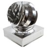 Ferramenta1.com | Fumaiolo turbo inox aisi 304 c/cuscinetti 32x32 cm - PZ 1