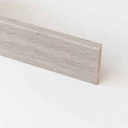 Ferramenta1.com | Battiscopa  80x14 mm mdf 240 cm rovere grigio - PZ 5