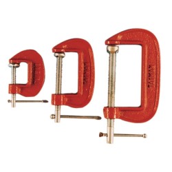 Ferramenta1.com | Morsetto a c apertura 25/50/75 mm serie 3 pz - CF 10