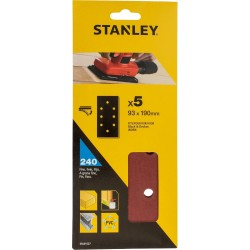 Ferramenta1.com | Piranha stanley sta31527 (x31527) 5 fogli vel. b+d 93x190 gr.240 - CF 1