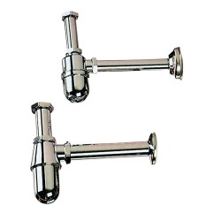 Ferramenta1.com | Sifone a bottiglia ottone cromato d  1* - PZ 1