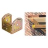 Ferramenta1.com | Piastra 761 staffa esterno travi acc trop 60x61 mm - PZ 10
