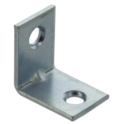 Ferramenta1.com | Lastrina a 2 fori angolo  20x 20 mm** - PZ 100