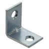 Ferramenta1.com | Lastrina a 2 fori angolo  20x 20 mm** - PZ 100