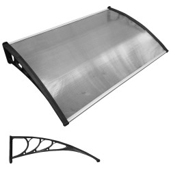Ferramenta1.com | C pensilina abs/policarbonato alveolare opaco cm 120x100 - PZ 1