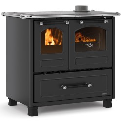 Ferramenta1.com | Cucina legna 7,5 kw family 4.5 nero antracite - PZ 1
