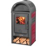 Ferramenta1.com | Stufa legna  8 kw vienna bordeaux - PZ 1