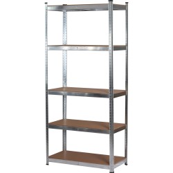 Ferramenta1.com | Scaffale kit solid 5 ripiani 90x40xh180 cm - PZ 1