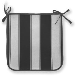 Ferramenta1.com | Cuscino panarea cm.39x39x2  rigato antracite - PZ 4