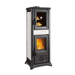 Ferramenta1.com | Stufa legna c/forno  7.3 kw gemma 5.0 bianco - PZ 1