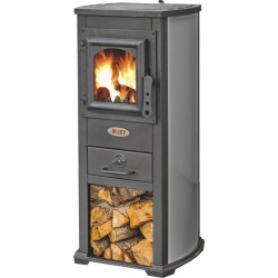 Ferramenta1.com | Stufa legna  5.3 kw berna lux s antracite - PZ 1