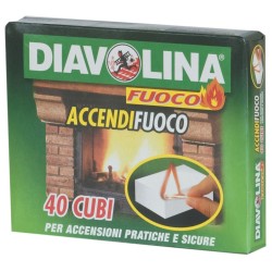 Ferramenta1.com | Accendifuoco  40 cubi diavolina 15300 - CF 24