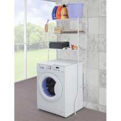 Ferramenta1.com | Scaffale per lavatrice 3 ripiani cm.26/36x66x177 - PZ 1