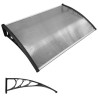 Ferramenta1.com | C pensilina abs/policarbonato alveolare opaco cm 120x80 - PZ 1