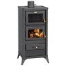 Ferramenta1.com | Stufa legna c/forno 12 kw fime nero opaco - PZ 1