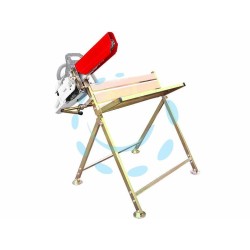 Ferramenta1.com | Cavalletto taglialegna acciaio con morsetto fissaggio motosega - PZ 1