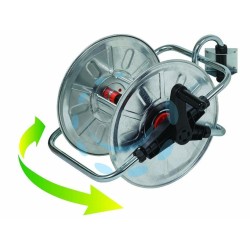 Ferramenta1.com | Avvolgitubo murale girevole zincato mt.50 130it - PZ 1