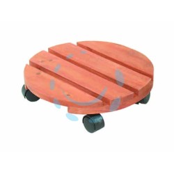 Ferramenta1.com | Portavaso in legno con ruote - PZ 10