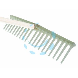 Ferramenta1.com | Rastrello in polipropilene 20 denti per erba e fieno spalla dritta - PZ 20