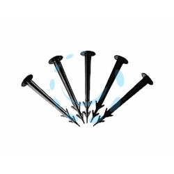 Ferramenta1.com | Chiodo ferma telo in nylon e fibra di vetro nero - BS 50