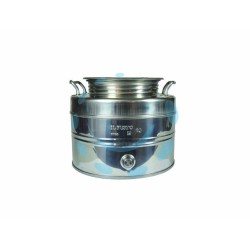 Ferramenta1.com | FUSTO INOX PER OLIO GRAFFATO LT.10 - Fusti per olio