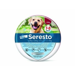 Ferramenta1.com | Collare seresto contro pulci e zecche cani oltre 8 kg. - PZ 6