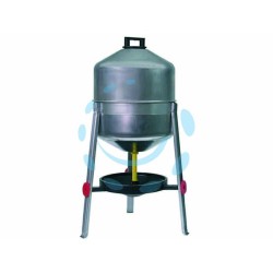 Ferramenta1.com | Abbeveratoio "giove" in lamiera con treppiedi in metallo per polli - PZ 1