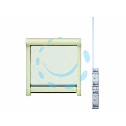 Ferramenta1.com | Zanzariera kit a molla frizionata colore bianco - PZ 6