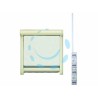 Ferramenta1.com | Zanzariera kit a molla frizionata colore bianco - PZ 6