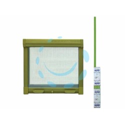 Ferramenta1.com | Zanzariera kit a molla frizionata colore bronzo - PZ 6