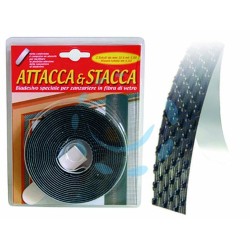 Ferramenta1.com | Nastro velcro adesivo per zanzariera - BL 12