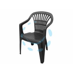 Ferramenta1.com | Poltrona da giardino "lyra" antracite - PZ 1