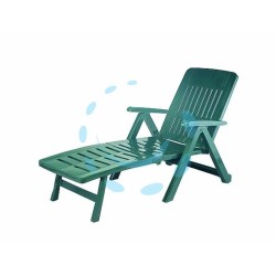 Ferramenta1.com | Lettino da giardino "smeraldo" verde - PZ 1