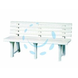 Ferramenta1.com | Panchina da giardino "orchidea" bianca - PZ 1
