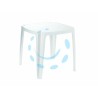 Ferramenta1.com | Tavolo da giardino "75x75" bianco cm.75x75x72h. - PZ 1