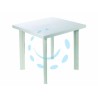 Ferramenta1.com | Tavolo da giardino "fiocco" bianco cm.80x75x72h. - PZ 1