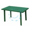 Ferramenta1.com | Tavolo da giardino "velo" verde cm.125x76x72h. - PZ 1