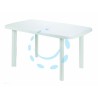 Ferramenta1.com | Tavolo da giardino "faro" bianco cm.135x82x72h. - PZ 1