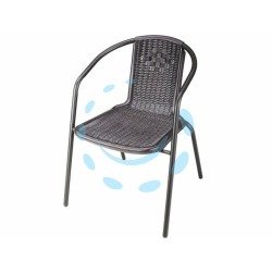 Ferramenta1.com | Poltrona "wood brown" in rattan sintetico pp - PZ 1