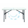 Ferramenta1.com | Tavolo camping birreria pieghevole in hdpe cm.121x61x73h. - PZ 1