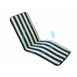 Ferramenta1.com | Cuscino capri a righe blu per poltrona pieghevole - PZ 1