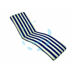 Ferramenta1.com | Cuscino tenerife a righe blu per lettino pieghevole - PZ 1