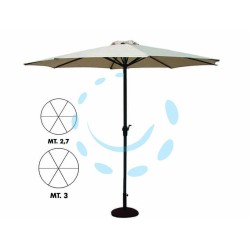 Ferramenta1.com | Ombrellone in metallo tondo con manovella - PZ 1