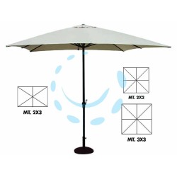 Ferramenta1.com | Ombrellone in metallo con manovella - PZ 1