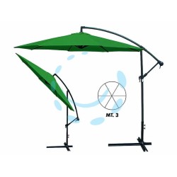 Ferramenta1.com | Ombrellone in metallo tondo decentrato con manovella - PZ 1