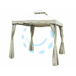 Ferramenta1.com | Gazebo in metallo con chiusure laterali - PZ 1