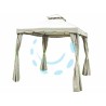 Ferramenta1.com | Gazebo in metallo con chiusure laterali - PZ 1