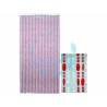 Ferramenta1.com | Tenda anti mosche corallo rosso-cristallo - PZ 4