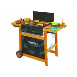 Ferramenta1.com | Barbecue gas 3 bruciatori cm.60x46 "adelaide 3 woody dual gas" - PZ 1